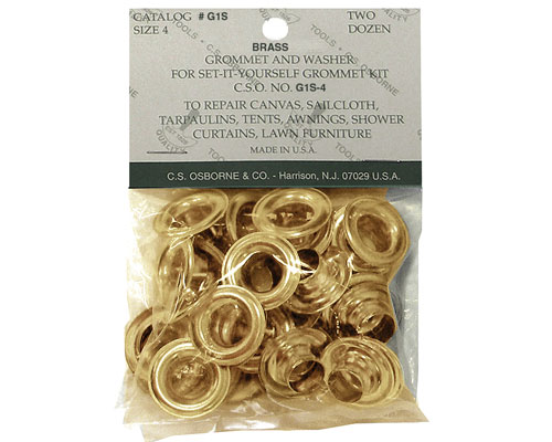 MPN# 13126 50 QTY-C S N1-6-NICKEL Grommets and Plain Washers,size 6 Osborne and Co.-No 